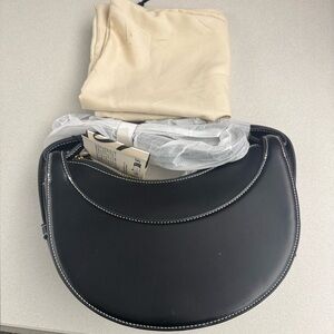 Black shoulder purse